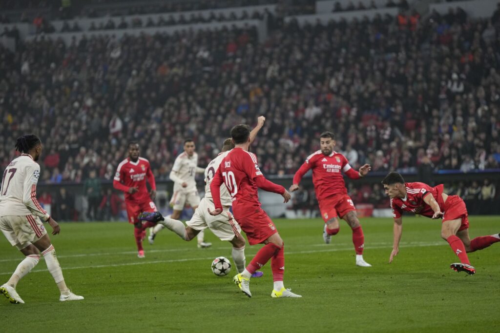 benfica2-1024x683 Benfica Luta, mas Bayern Leva a Melhor com Vitória Mínima em Munique